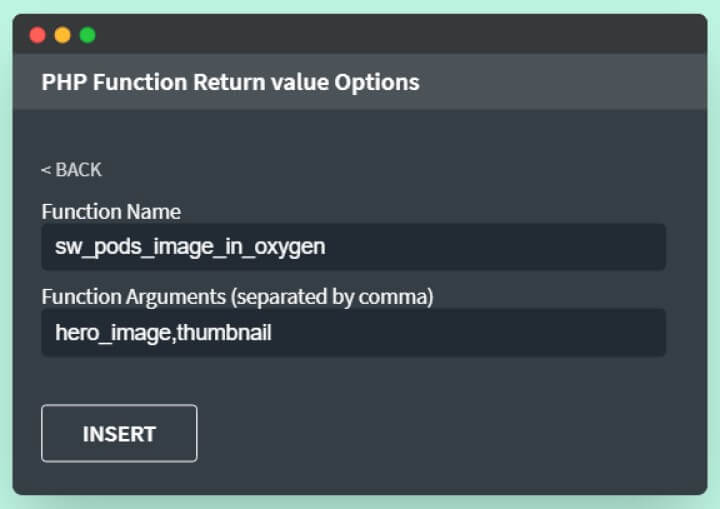 How to Display Pods Custom Fields in Oxygen Builder Templates • WPnomy Add PODS Custom Sized Image with Function PHP Using Oxygen Editor PHP Function Custom Value Option - Image - SyncWin