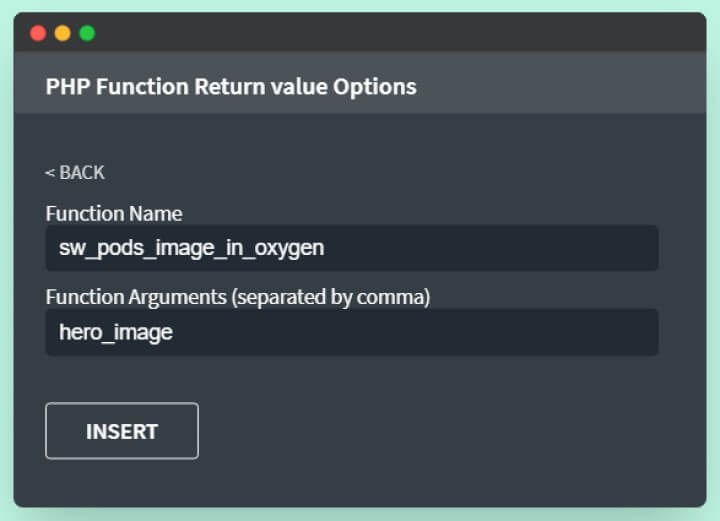 How to Display Pods Custom Fields in Oxygen Builder Templates • WPnomy Add PODS Image with Function PHP Using Oxygen Editor PHP Function Custom Value Option - Image - SyncWin