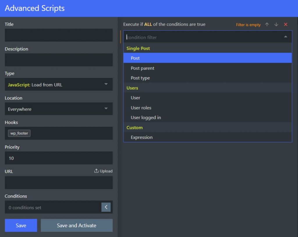 Advanced Conditions Engine - Advanced Scripts Review - SyncWin