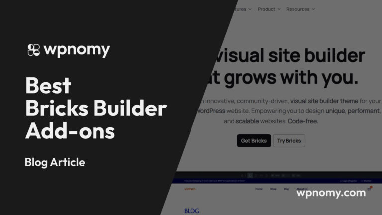 Best Bricks Builder Addons - Featured Image - WPnomy