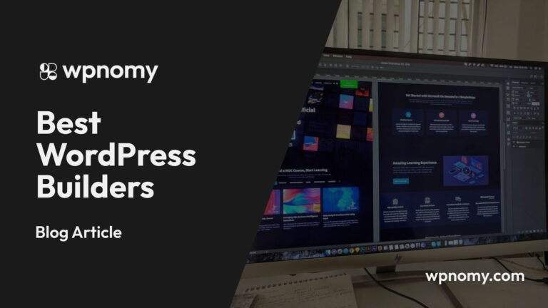 Best WordPress Website Builders - Featured Screenshot - WPnomy
