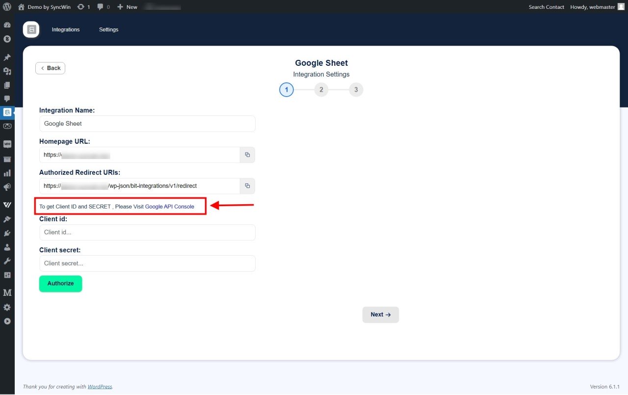 Bit Integrations Review: No-Code WordPress Automation Plugin • WPnomy Bit Integrations No Proper Instructions on Integration Screen - Screenshot - Toolonomy