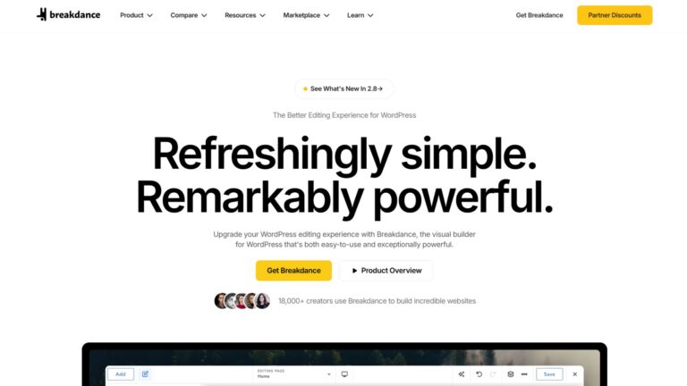 Breakdance Builder - Featured Screenshot - Toolonomy