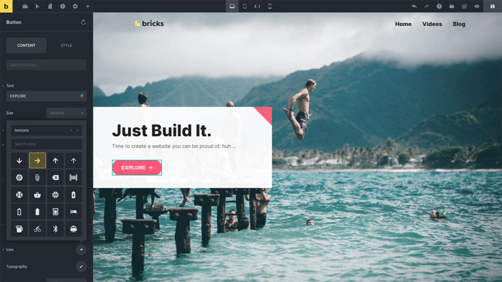 Bricks Builder • WPnomy