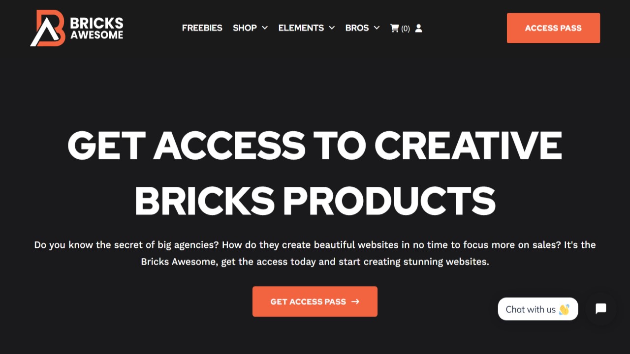 Best Bricks Builder Templates: Top Pre-Built Design Sets • WPnomy Bricks Awesome - Featured Screenshot - Toolonomy