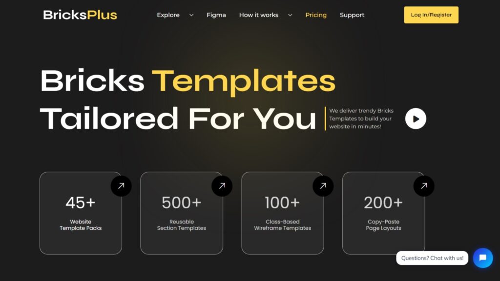 Best Bricks Builder Templates: Top Pre-Built Design Sets • WPnomy BricksPlus - Featured Screenshot - SyncWin