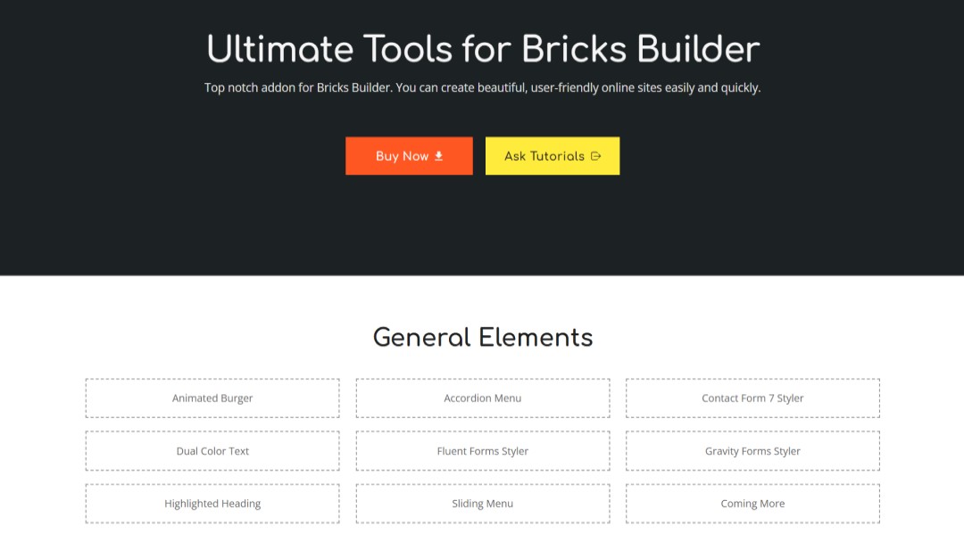 BricksUltimate - Featured Screenshot - Toolonomy