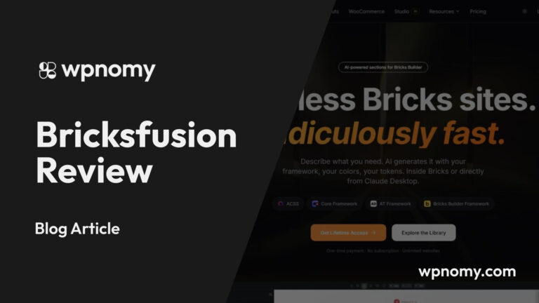 Bricksfusion Review - Featured Image - WPnomy