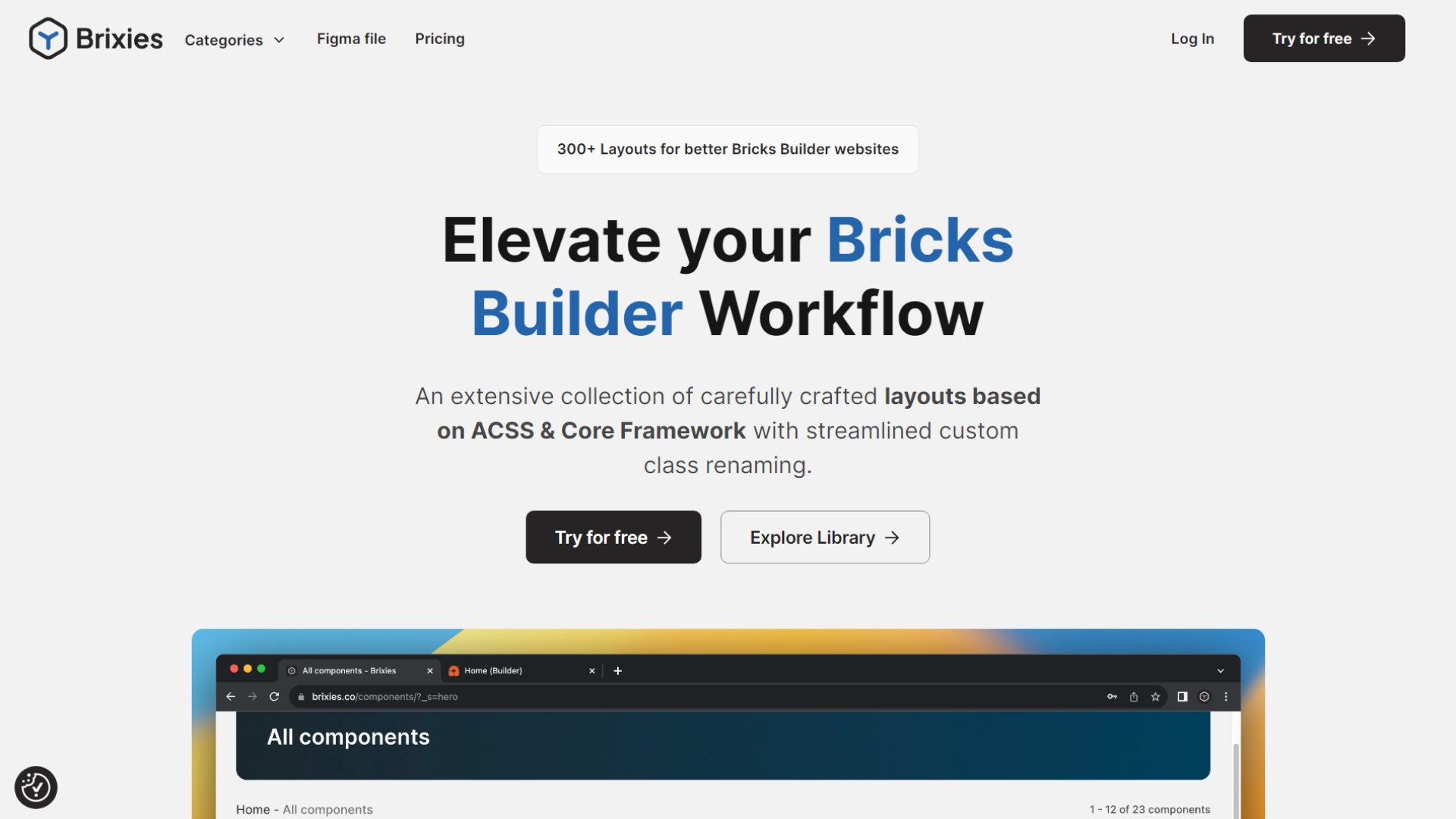 Best Bricks Builder Templates: Top Pre-Built Design Sets • WPnomy Brixies - Featured Screenshot - SyncWin