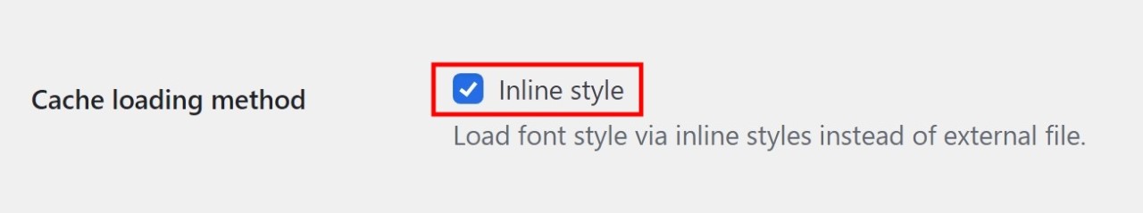 Yabe Webfont Review: Best No-Code WordPress Font Manager • WPnomy Cache Loading Method with Yabe Webfont - Screenshot - Toolonomy
