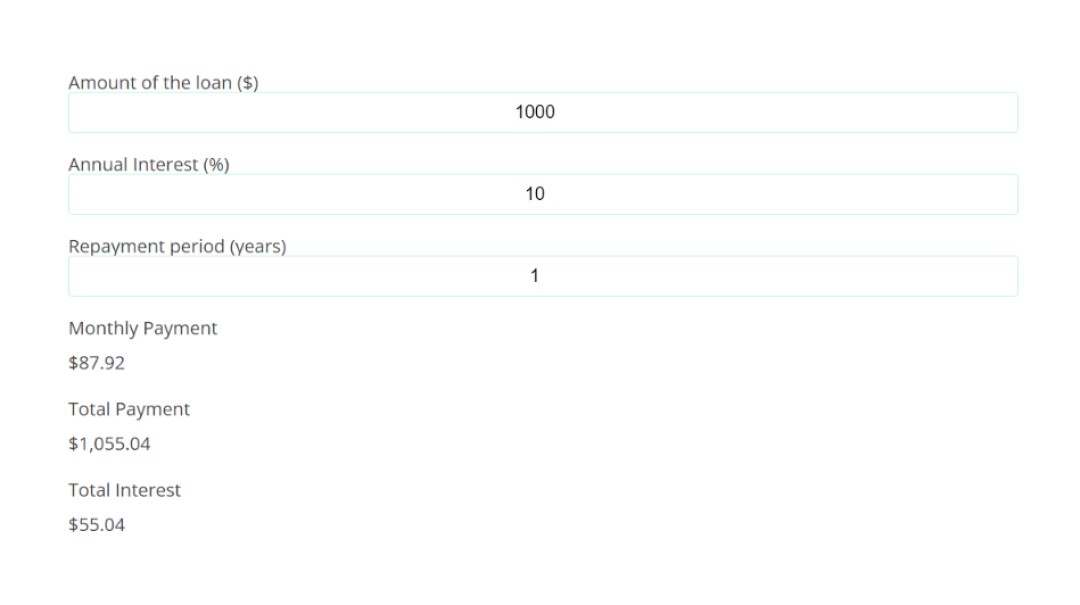 Calculation Form of Piotnet Forms - Screenshot - Toolonomy