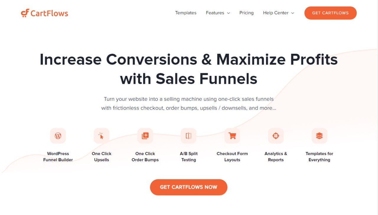Best WordPress Funnel Builders: Top Free & Paid Plugins • WPnomy CartFlows - Featured Screenshot - SyncWin