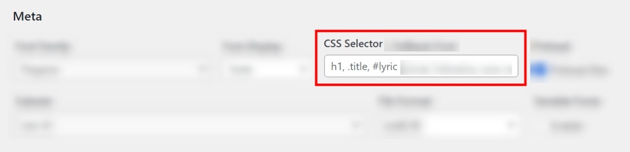 Yabe Webfont Review: Best No-Code WordPress Font Manager • WPnomy Custom Font CSS Selector with Yabe Webfont - Screenshot - Toolonomy