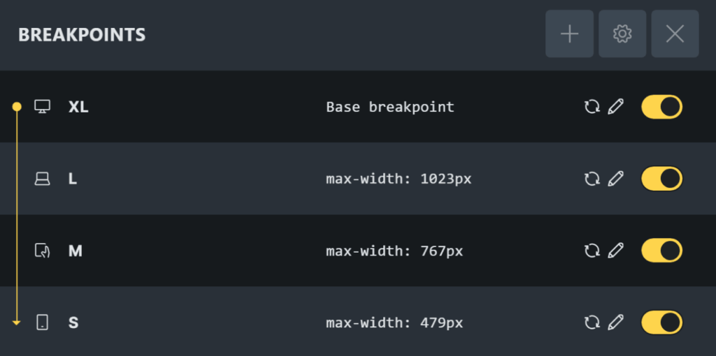 How to Use Minimal Breakpoints to Cover Most Devices in Bricks Builder? • WPnomy Desktop-First Approach - Breakpoint Manager in Bricks Builder - Bricksism