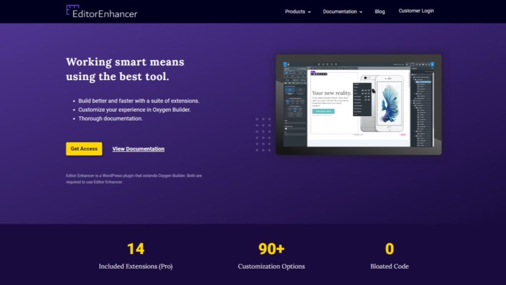 Best Oxygen Builder Addons: Handpicked Free & Paid Tools • WPnomy Editor Enhancer Featured Image - SyncWin