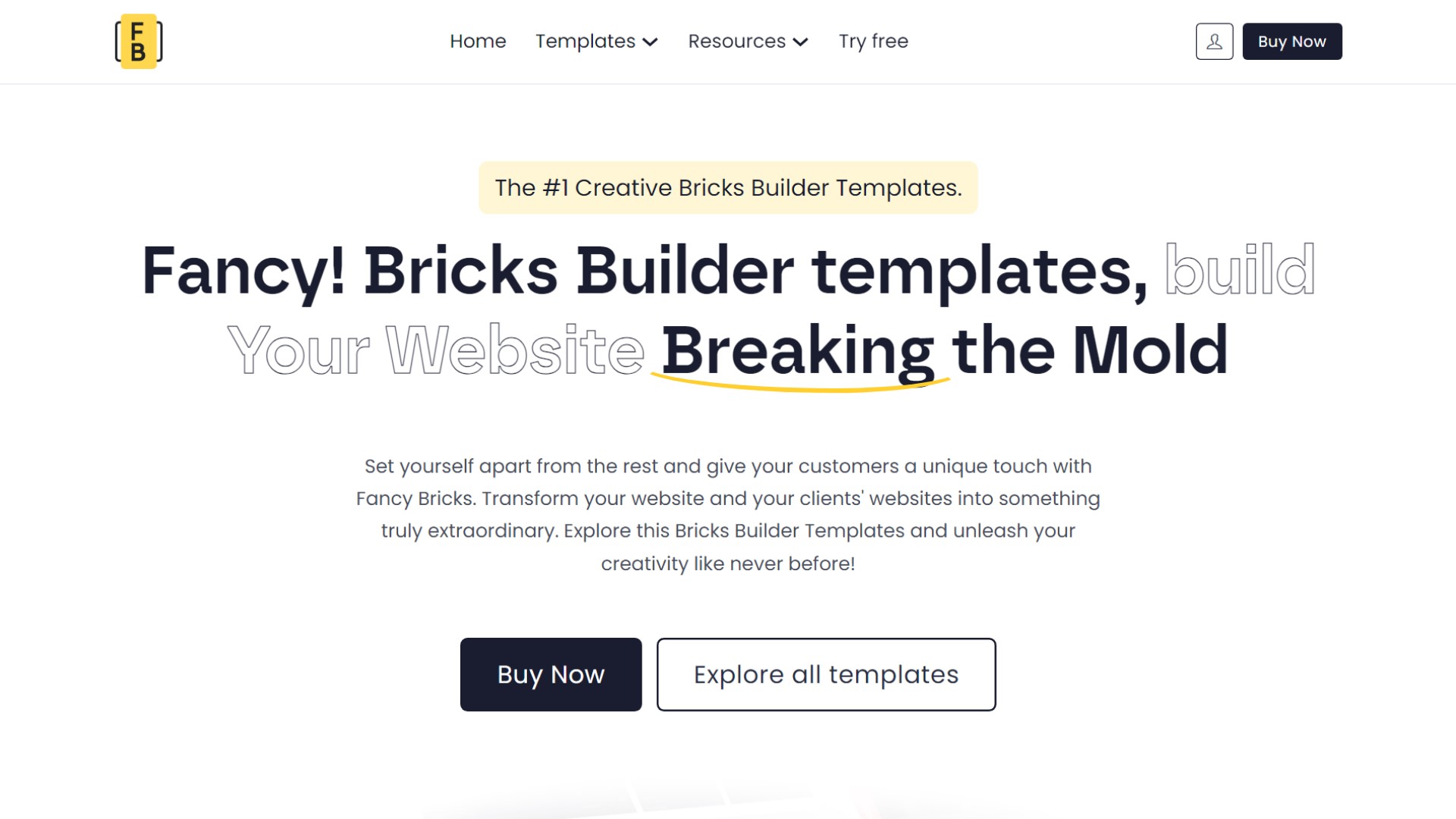 Best Bricks Builder Templates: Top Pre-Built Design Sets • WPnomy Fancy Bricks - Featured Screenshot - SyncWin