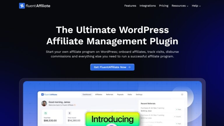 FluentAffiliate - Featured Image - WPnomy