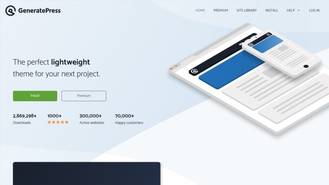 4 Best Multipurpose WordPress Themes: Bonus is Shocking • WPnomy GeneratePress Theme - Featured Image - SyncWin