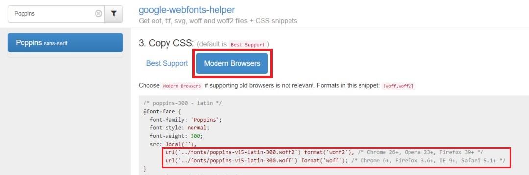Google Font Locally Image Step 5 - SyncWin