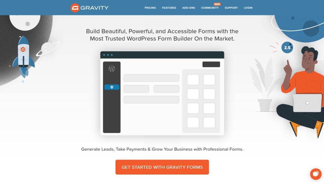 Best WordPress Form Builders: Top Free & Paid Plugins • WPnomy Gravity Forms - Featured Image - SyncWin