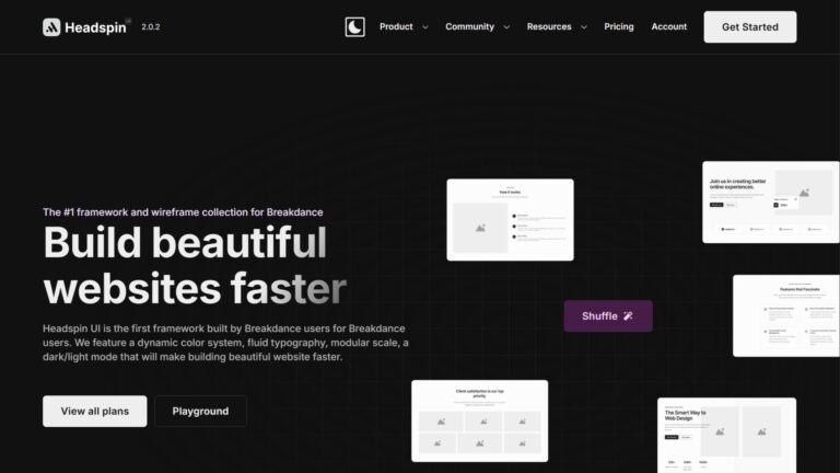 Headspin UI - Featured Screenshot - WPnomy