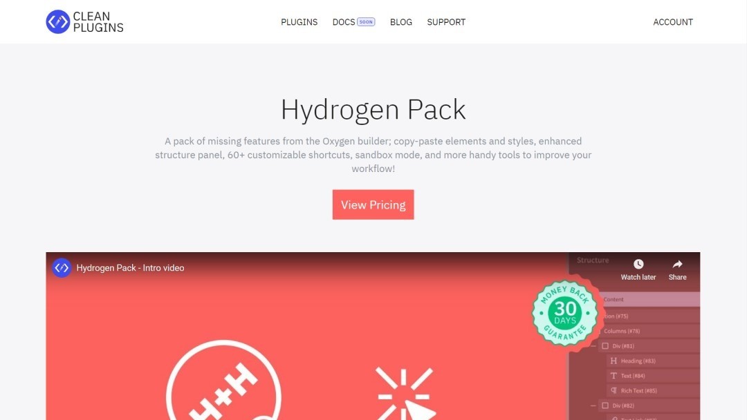 Best Oxygen Builder Addons: Handpicked Free & Paid Tools • WPnomy Hydrogen Pack - Oxgen Add-On - Featured Image - SyncWin
