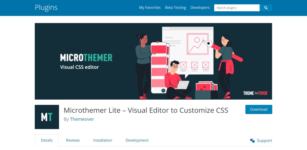 Microthemer Lite - Featured Screenshot - Toolonomy