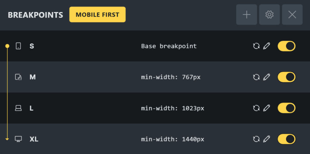 How to Use Minimal Breakpoints to Cover Most Devices in Bricks Builder? • WPnomy Mobile-First Approach - Breakpoint Manager in Bricks Builder - Bricksism