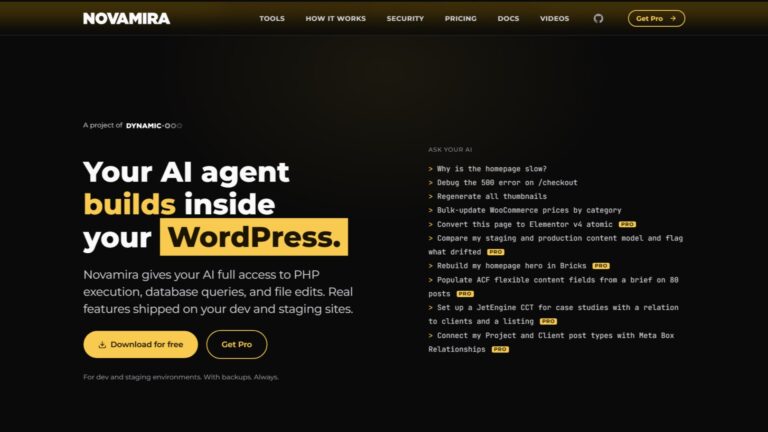 Novamira - Featured Screenshot - WPnomy