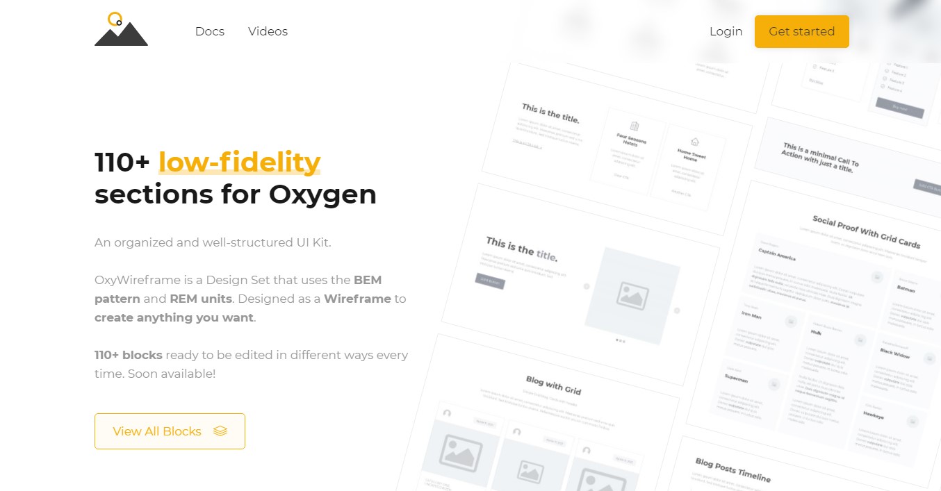 Best Oxygen Builder Templates: Frameworks & Design Sets • WPnomy OxyWireframe - Featured Image - SyncWin