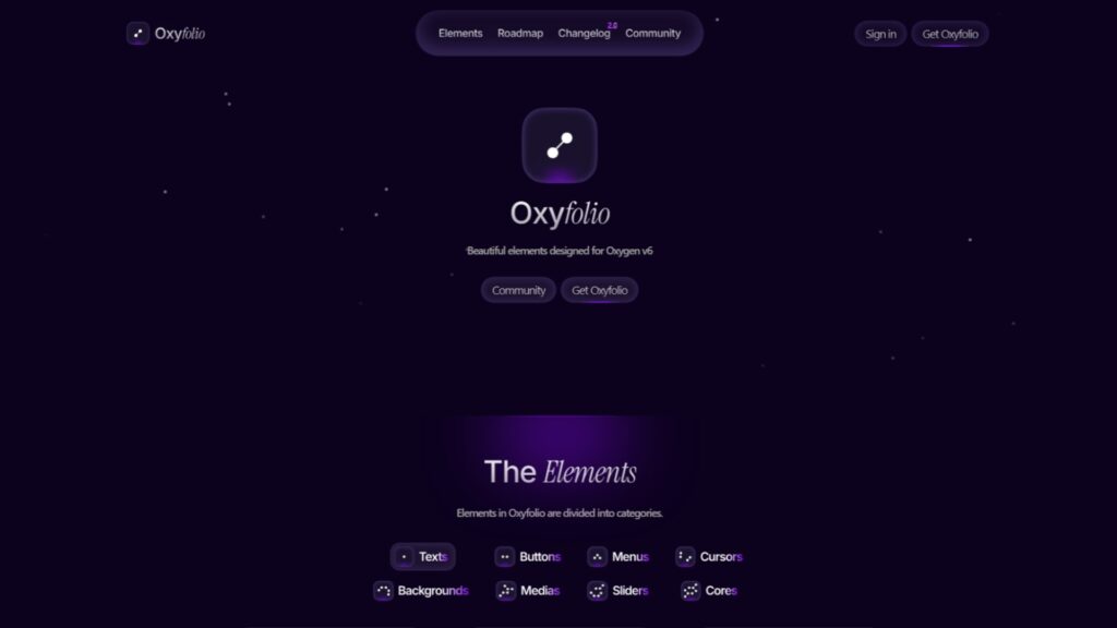 Oxyfolio Review (2026): The Best Elements Addon for Oxygen 6? • WPnomy Oxyfolio - Featured Screenshot - WPnomy