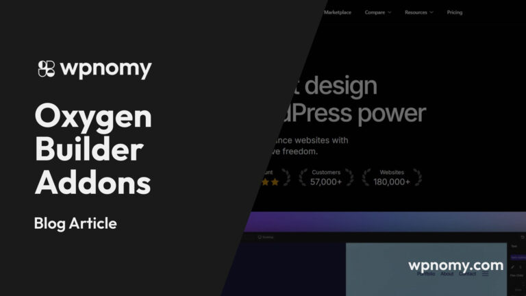 Oxygen Builder Addons - Featured Image - WPnomy
