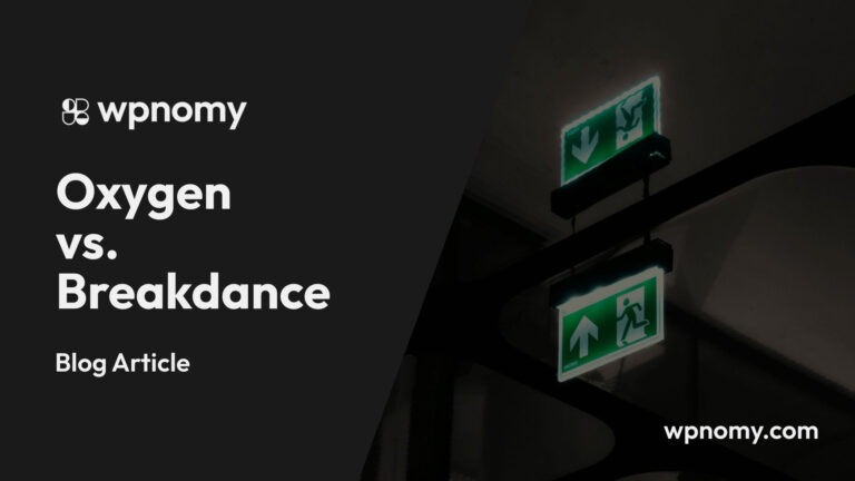 Oxygen vs. Breakdance - Featured Screenshot - WPnomy