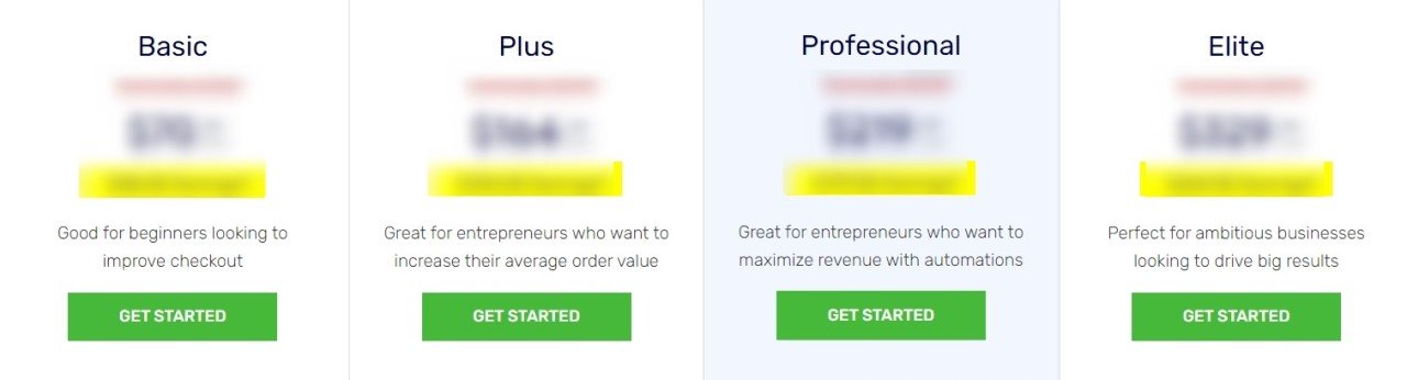 FunnelKit (WooFunnels) Review: All-in-One WordPress Funnel Builder • WPnomy Pricing Structure of FunnelKit - Screenshot - Toolonomy