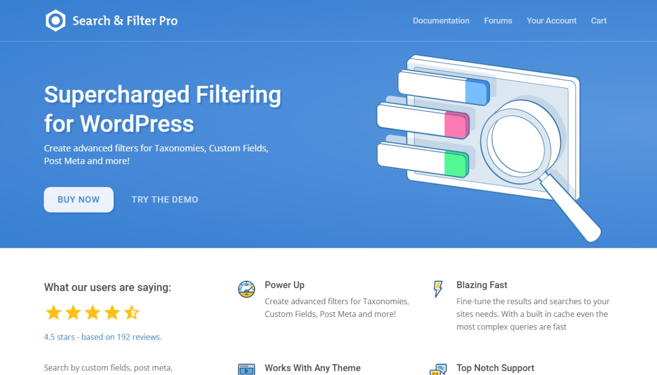 Best WordPress Facet Builders: WP Search & Filter Plugins • WPnomy Search & Filter Pro - Featured Screenshot - SyncWin
