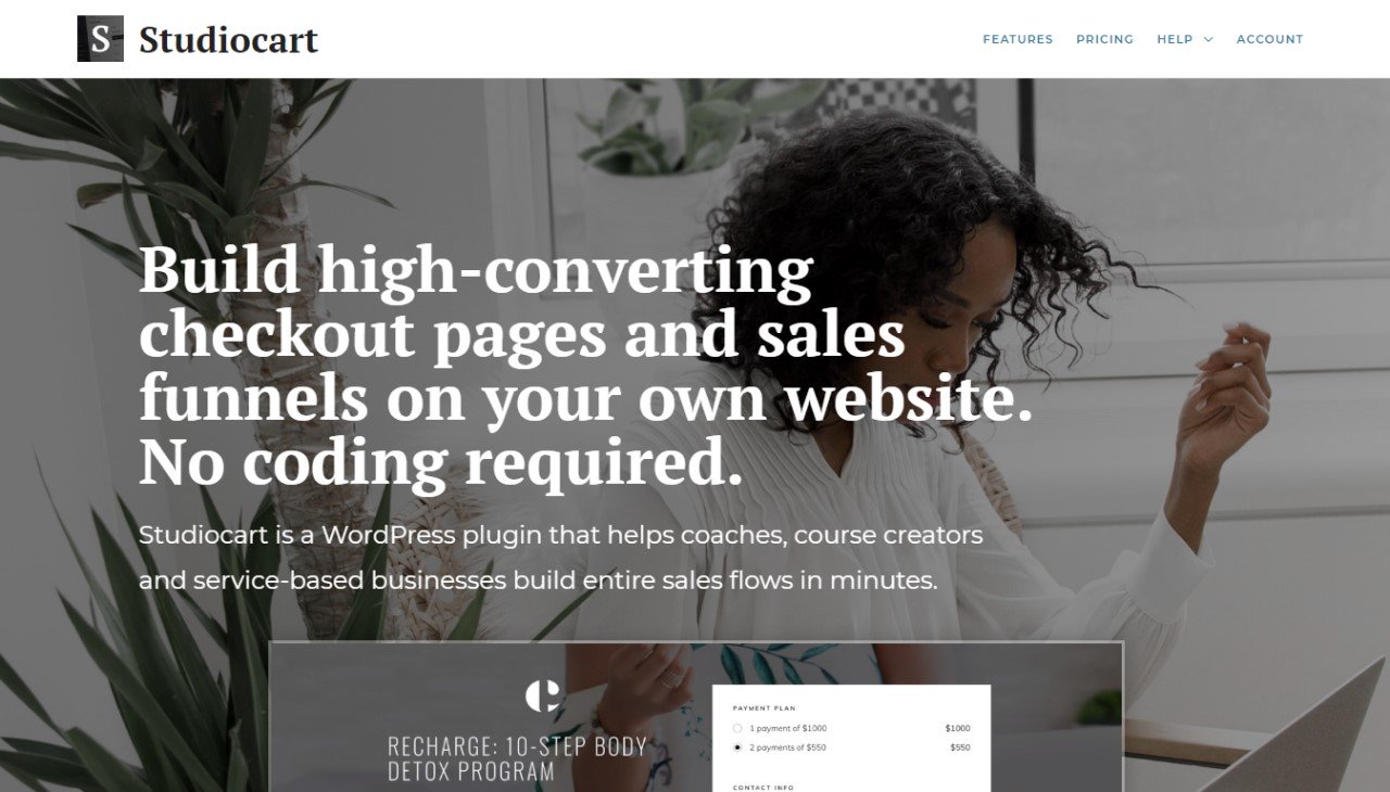 Best WordPress Funnel Builders: Top Free & Paid Plugins • WPnomy Studiocart - Featured Screenshot - SyncWin