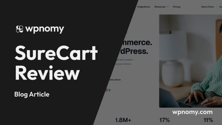 SureCart Review - Featured Image - WPnomy