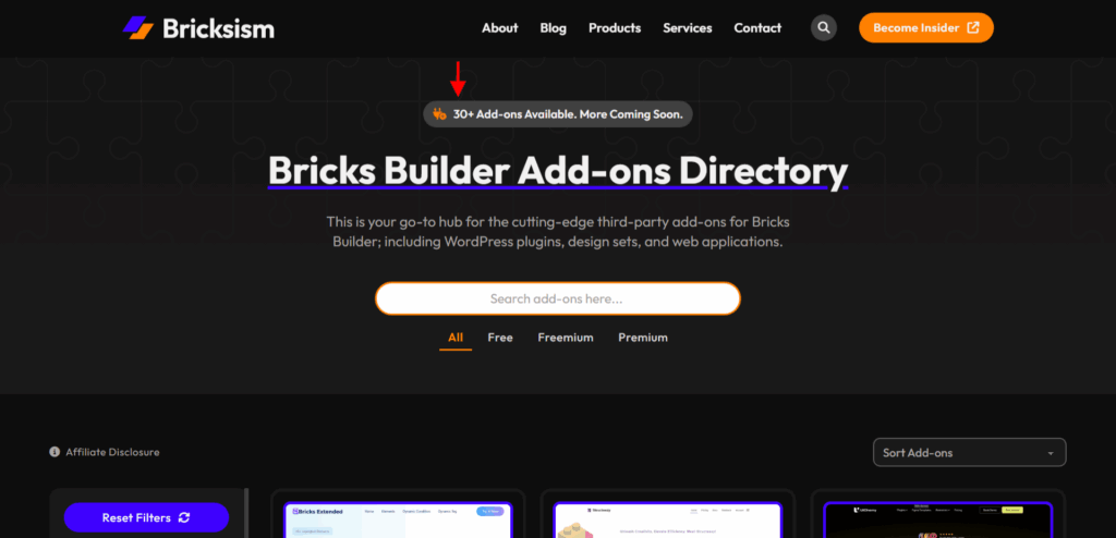 The Result of Total Post Count Implementation in Bricks Bulder - Screenshot - Bricksism