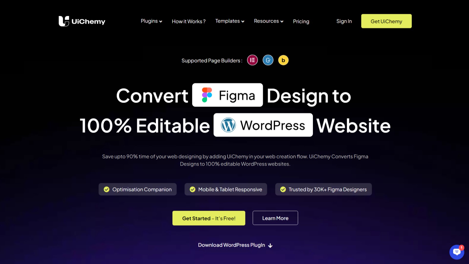 Best Bricks Builder Templates: Top Pre-Built Design Sets • WPnomy UiChemy - Featured Screenshot - SyncWin
