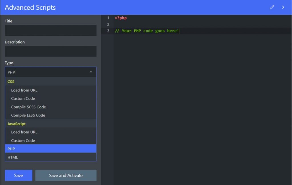 Use Different Script Types - Advanced Scripts Review - SyncWin