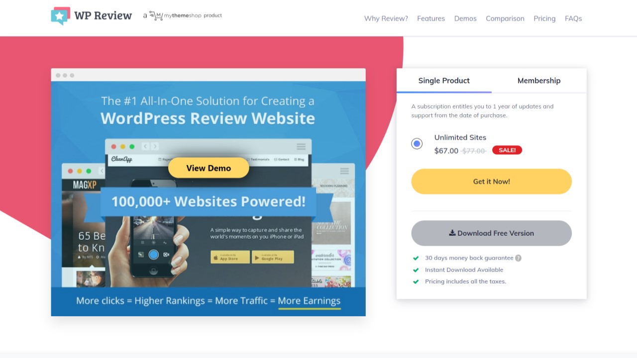 Best WordPress Schema Markup Plugins: Structured Data Tools • WPnomy WP Review Plugin - Featured Screenshot - Toolonomy