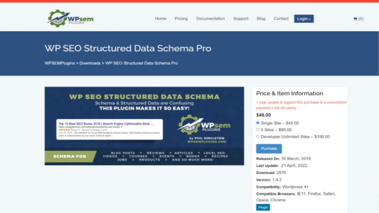 Best WordPress Schema Markup Plugins: Structured Data Tools • WPnomy WP SEO Structured Data Schema 03 - Featured Screenshot - Toolonomy