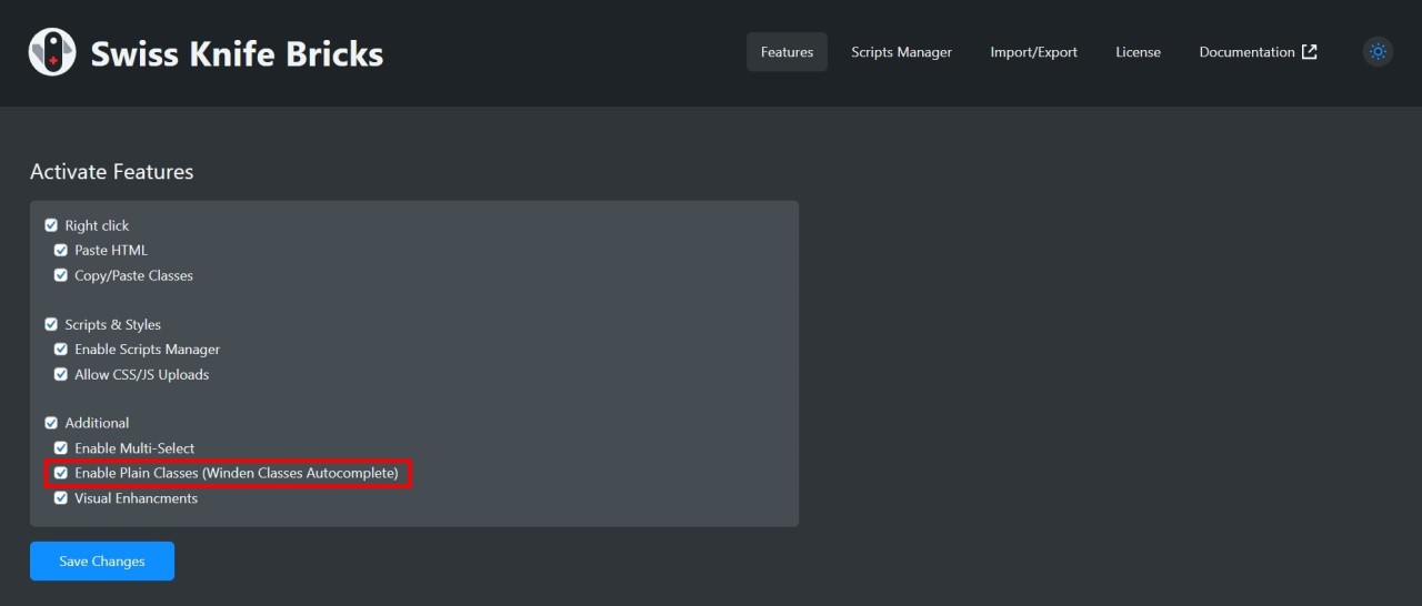 Winden Integration of Swiss Knife Bricks - Screenshot - Toolonomy