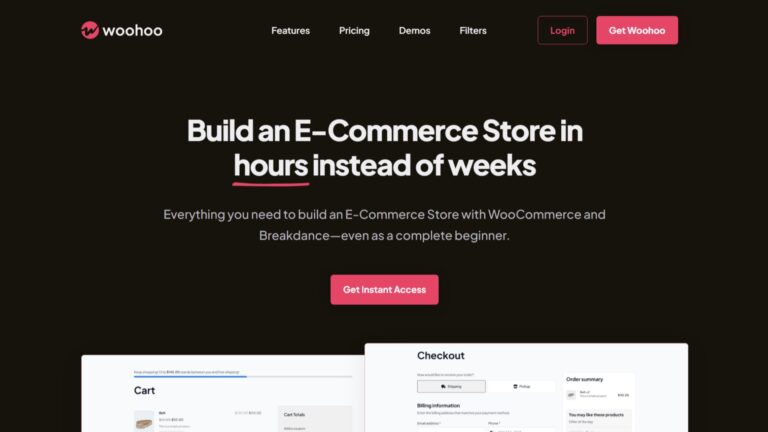 Woohoo - Featured Screenshot - WPnomy