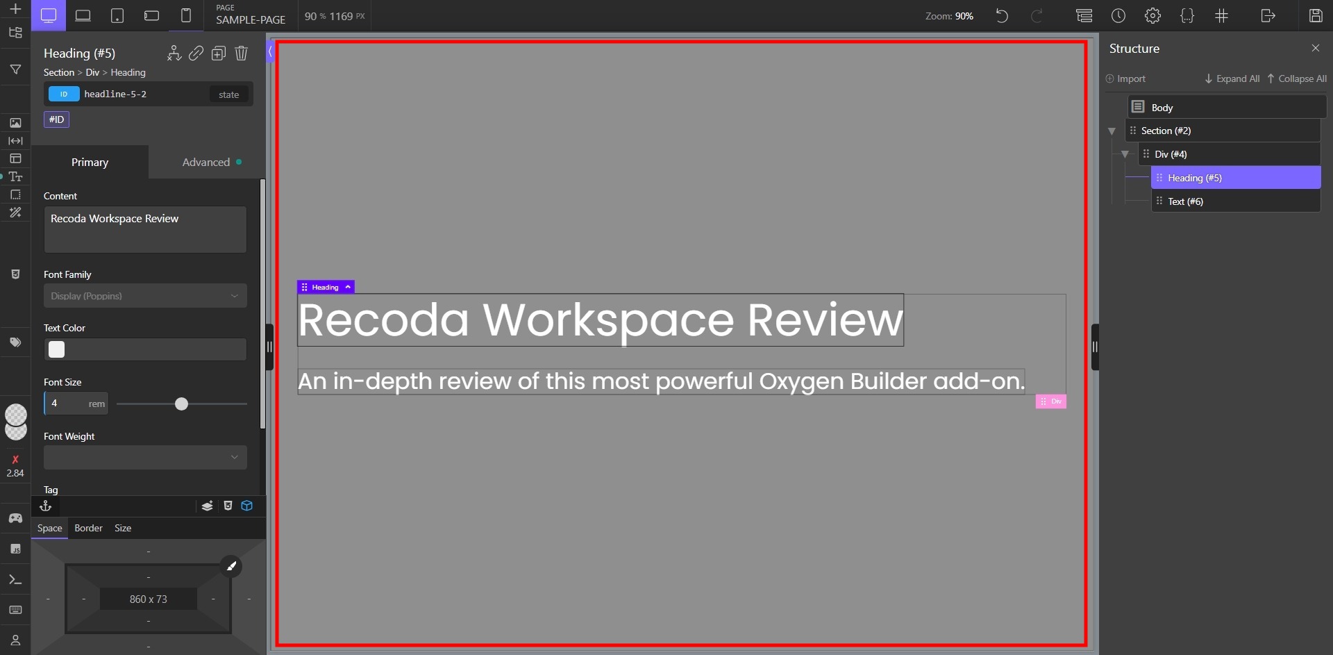 X-Mode of Recoda Workspace - Screenshot - Toolonomy