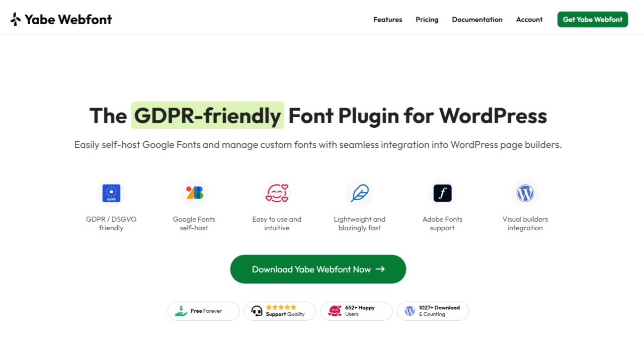 Yabe Webfont Review: Best No-Code WordPress Font Manager • WPnomy Yabe Webfont - Featured Screenshot - Toolonomy